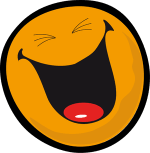 Very Laugh Face Smiley Clipart - Laughing Clip Art, HD Png Download PNG with transparent background