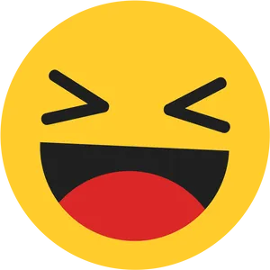 Laughing Emoji Graphic PNG Image