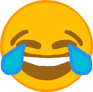 Laugh Cry Emoji Png - Laughing Emoji Transparent Png, Png Download PNG image with transparent background