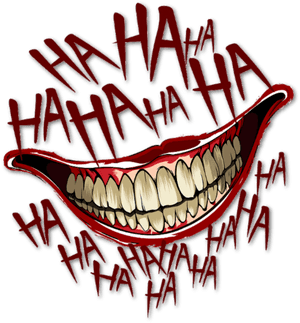 #mq #haha #laugh #mouth #red #joker - Joker Ha Ha Ha, HD Png Download PNG image with transparent background