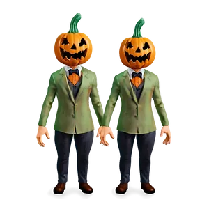 Laughing Pumpkin Head Png Dua PNG Image