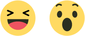 Laughingand Surprised Emoji Set PNG image with transparent background