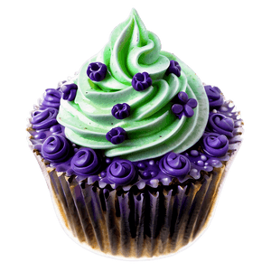 Lavender Cupcakes PNG trg PNG with transparent background