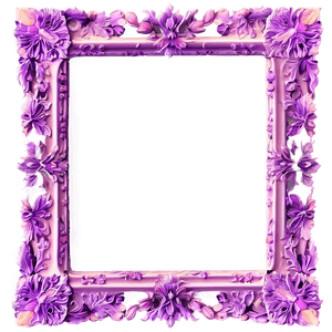 Lavender Frame PNG jht PNG image with transparent background