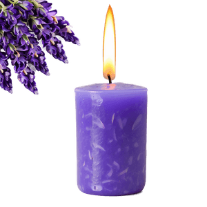 Lavender Infused Candle PNG 7 PNG image with transparent background