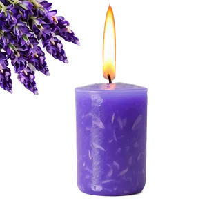 Lavender Infused Candle Png 7 PNG Image