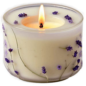 Lavender Infused Candle PNG gbx PNG image with transparent background