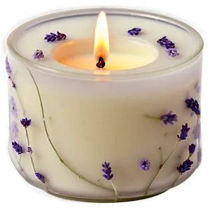 Lavender Infused Candle Png Gbx PNG Image