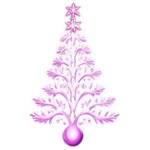 Lavender Pink Christmas Tree Png 1 PNG Image