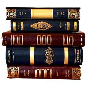 Law Books Pile Png Hcw PNG Image