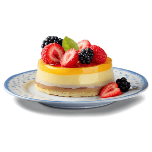 Layered Fruit Flan Recipe PNG lsx PNG with transparent background