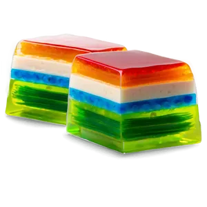 Layered Rainbow Jello Png Pas87 PNG Image