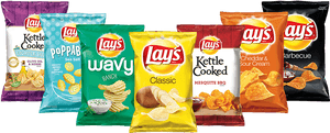 Lays Chip Variety Pack PNG image with transparent background