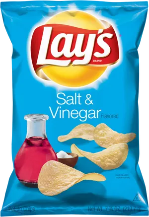 Lays Saltand Vinegar Chips Package PNG Image