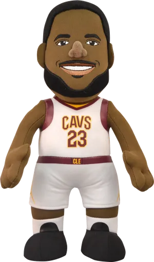 Le Bron Cavaliers Plush Toy PNG Image