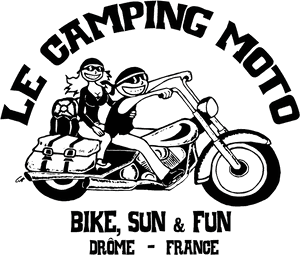 Le Camping Moto Vintage Graphic PNG
