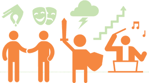 Leadership Attributes Vector Illustration PNG image with transparent background