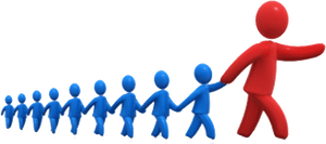 Leadership Concept Illustration PNG image with transparent background
