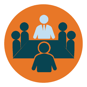 Leadership Conference Icon PNG image with transparent background