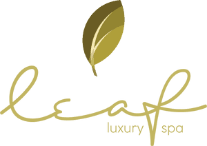 Leaf Luxury Spa Logo PNG image with transparent background