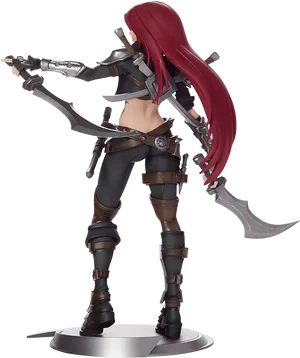 Leagueof Legends Katarina Statue PNG Image