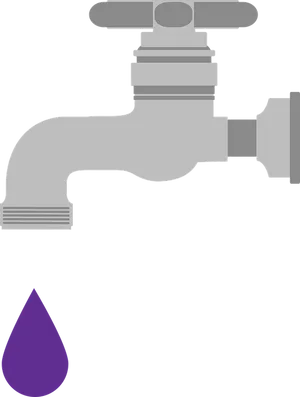 Leaking Faucet Graphic PNG Image