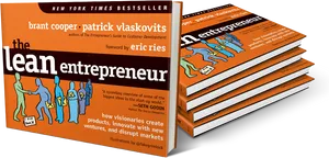 Lean Entrepreneur Book Cover PNG Image