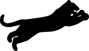 Leaping Puma Icon - Panther Clipart, HD Png Download PNG image with transparent background