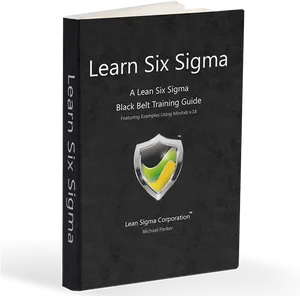 Learn Six Sigma Black Belt Training Guide Book PNG Image