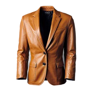 Leather Blazer Jacket Png Ftt PNG Image