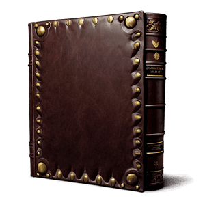 Leather Book Cover PNG qin24 PNG with transparent background