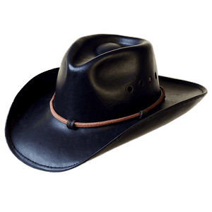 Leather Cowboy Hat PNG 06252024 PNG image with transparent background