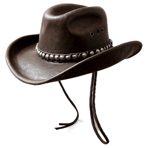 Leather Cowboy Hat PNG cps PNG image with transparent background