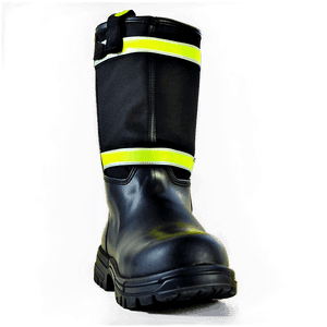 Leather Firefighter Boots PNG sif57 PNG image with transparent background