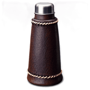 Leather Flask Cover PNG fus50 PNG image with transparent background