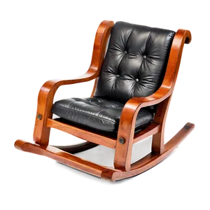 Leather Rocking Chair Png Hap62 PNG Image