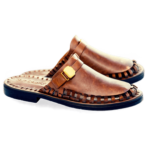 Leather Slippers PNG 06202024 PNG