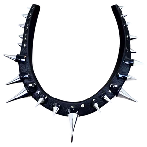 Leather Spiked Choker Design Png 39 PNG Image