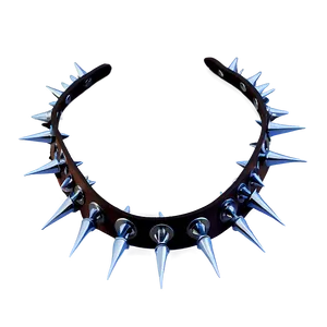 Leather Spiked Collar Png Vrq PNG Image