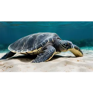 Leatherback Turtle In Natural Habitat Png Qkl PNG Image