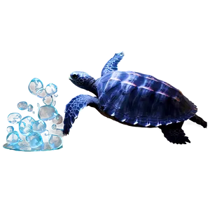 Leatherback Turtle With Jellyfish Png Tdb46 PNG Image