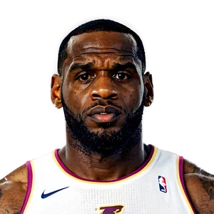 Lebron James Face Close-up Png 05232024 PNG Image