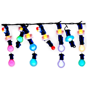 LED Christmas Lights PNG 05032024 PNG image with transparent background