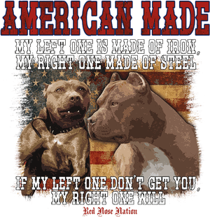 Left One Made Of Iron Pit Bulls - Poster, HD Png Download PNG image with transparent background