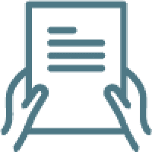 Transparent Lawyer Icon Png - Hands Holding Paper Icon, Png Download PNG with transparent background