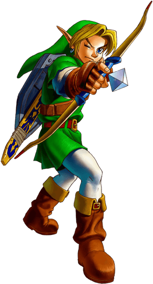 Legend Of Zelda Link Ocarina Of Time, HD Png Download PNG image with transparent background