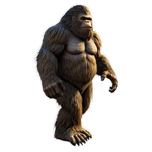 Legendary Bigfoot Profile Png Ykf25 PNG Image