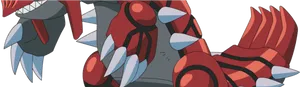 Legendary Pokemon Groudon Illustration PNG Image