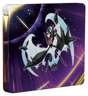 Legendary Pokemon Necrozma Dusk Mane Card Art PNG Image