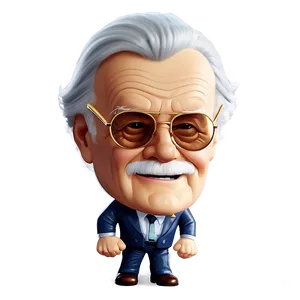 Legendary Stan Lee Illustration Png 34 PNG Image